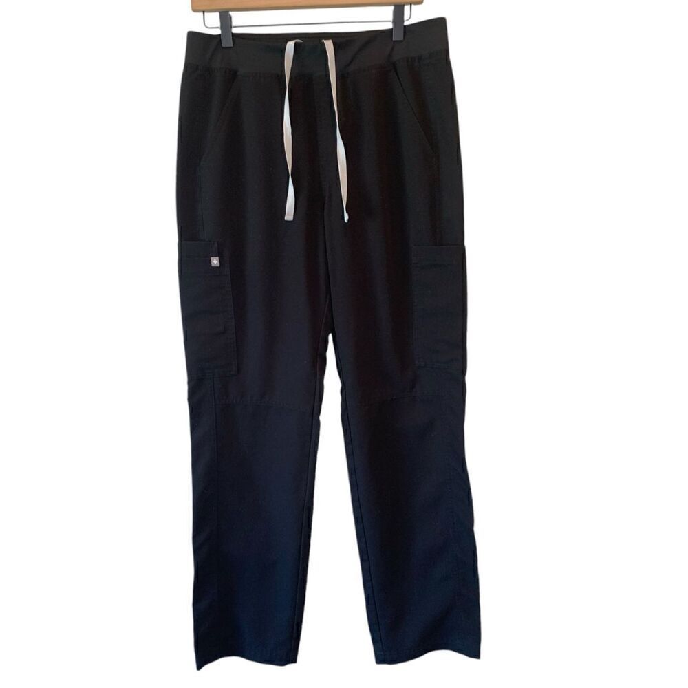FIGS Scrub Pants Men's Technical Collection Double Pocket T2001 Black M Scrub